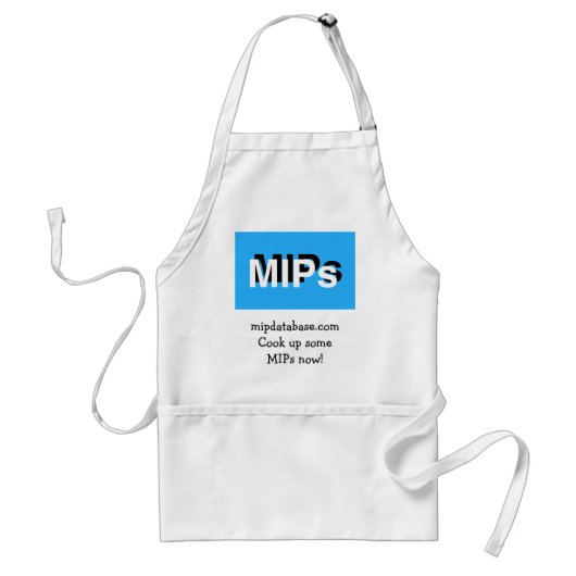 mips logo apron standaard schort (Voorkant)