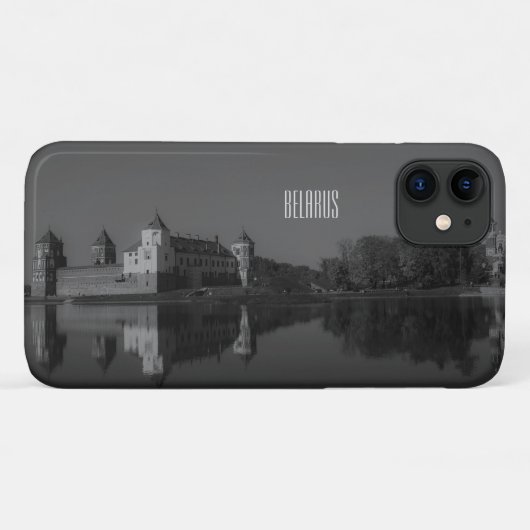 Mir Castle Belarus Architecture iPhone 11 Coque (Dos (Horizontal))