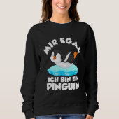 Mir Egal Ich Bin Ein Penguin Trui (Voorkant)