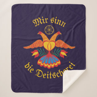 Mir sinn die Deitscherei - Deitschi Faahne Blanket Sherpa Deken
