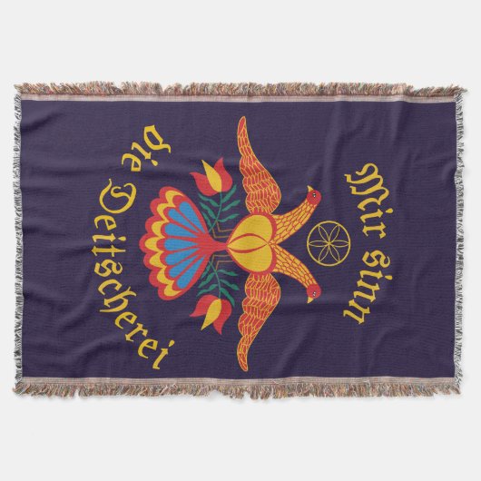 Mir sinn die Deitscherei - Deitschi Faahne Deken (Voorkant)