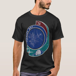 Mir Space Station Modules Sovjet Space Travel Spac T-shirt