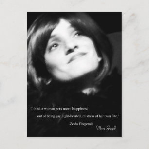 Mira Gutoff "Flapper"-Briefkaart Briefkaart