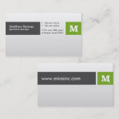 Mira Inc. Cartes de visite (Devant / Derrière)