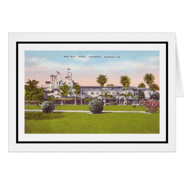 Mira Mar Hotel Sarasota, Floride (Devant horizontal)