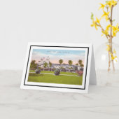 Mira Mar Hotel Sarasota, Floride Carte de voeux (Fleur jaune)