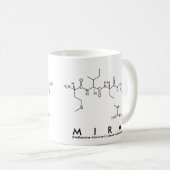 Mira peptide nom mug (Devant droit)