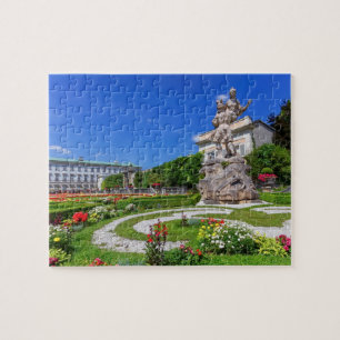 Mirabell palace en tuinen, Salzburg, Oostenrijk Legpuzzel