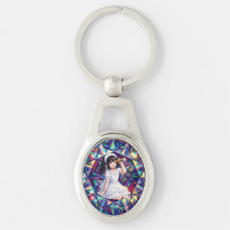 Mirabella in Prism Light – Kaleidoscope Metal  Sleutelhanger