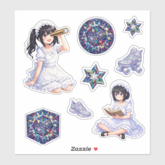 Mirabella’s Sparkle World – Kaleidoscope & Holo Sticker