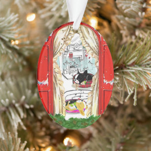 Mirabelle de Boston Terrier vakantie ornament