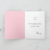 Miracle Baby IVF Fertility Doctor Carte de remerci (Intérieur)