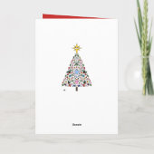 Miracle de carte de Noël de réveiller le blanc (Dos)