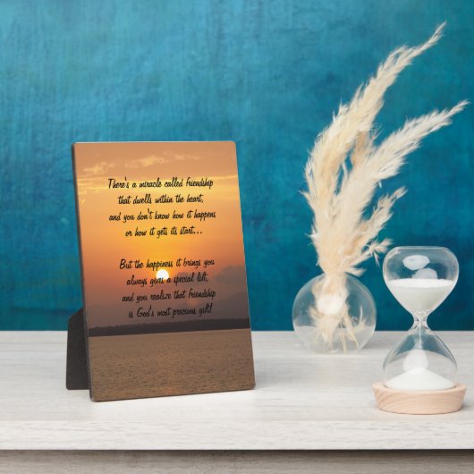 Miracle de l'amitié Poem Plaque (Côté)