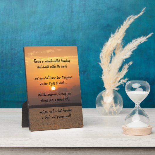 Miracle de l'amitié Poem Plaque (Côté)