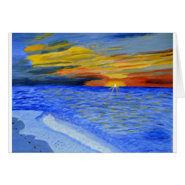 Miracle du coucher du soleil (Devant horizontal)