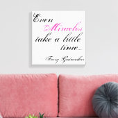 miracle Fairy Godmère citation toile (Insitu(Salon))