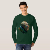 Miracle Fish and Conch" Basic T-shirt met lange mo (Voorkant volledig)