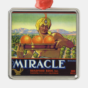 Miracle Genie Metalen Ornament