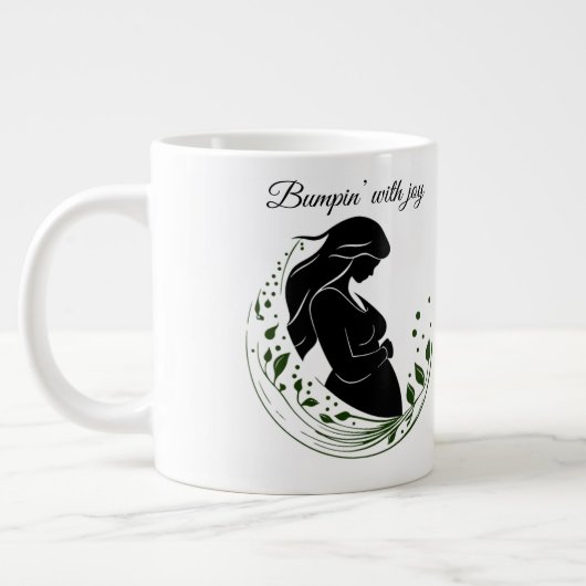Miracle in Motion – Parents-to-Be Line Art Mug 🤍 (Gauche)