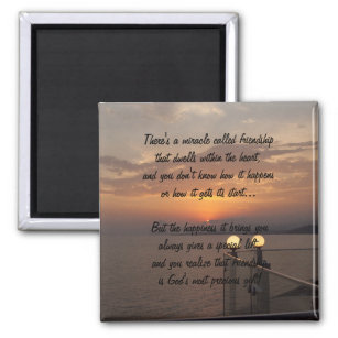 Miracle Of Friendship Poem Magnet