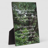 Miracle of friendship Poem Plaque (Côté)