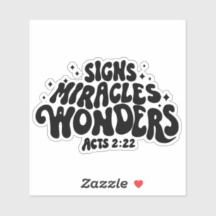 Miracle Sticker - tekenen, wonderen en wonderen