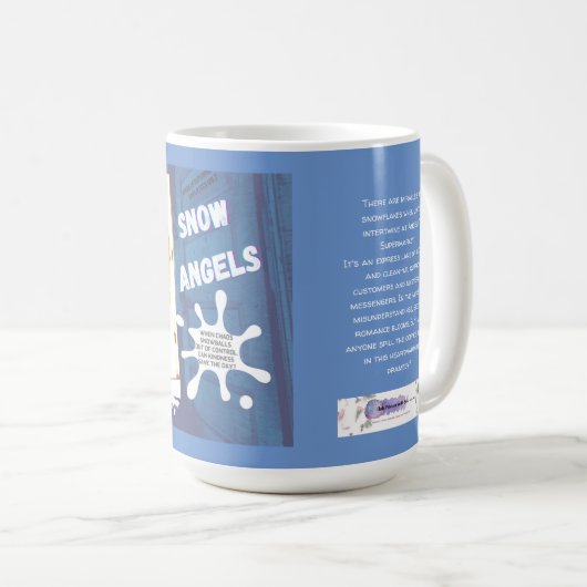 Miracles dans les flocons de neige Café Mug (Devant droit)