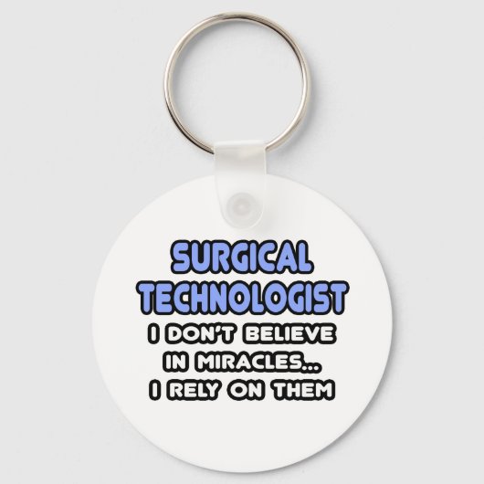 Miracles en chirurgische Technologen Sleutelhanger (Voorkant)