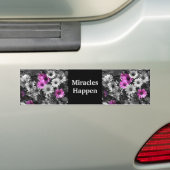 Miracles gebeuren Paarse dagen Bumpersticker (Op auto)