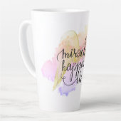 Miracles Happen Angel Wings  Latte Mok (Linkerhoek)