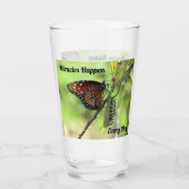 Miracles Happen - Drink glas - Shaker Glass (Achterkant)