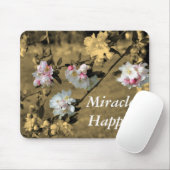 Miracles Happen Spring Blossom Inspirerend Muismat (Met muis)