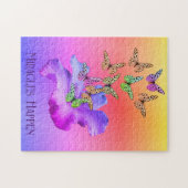 Miracles Hibiscus Butterflies Inspirerend Legpuzzel (Horizontaal)