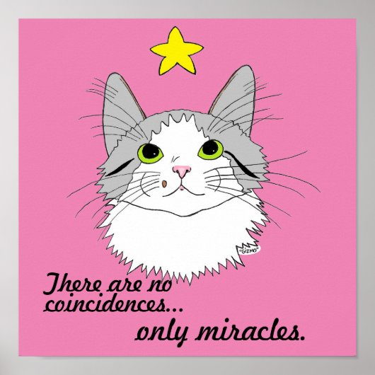 Miracles Inspirerende Gizmo de Kat Poster (Voorkant)
