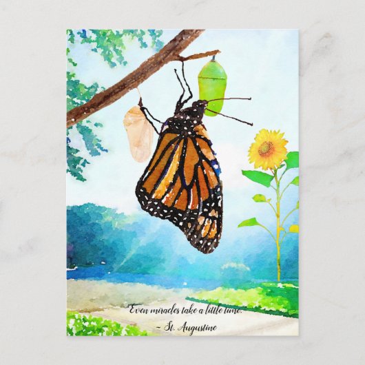 Miracles Monarch Butterfly Briefkaart (Voorkant)