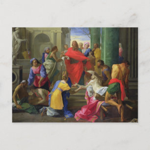 Miracles of St. Paul at Ephesus, 1693 Briefkaart