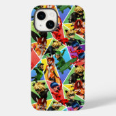 Miraculeus kleurrijk karakterpatroon Case-Mate iPhone case (Achterkant)