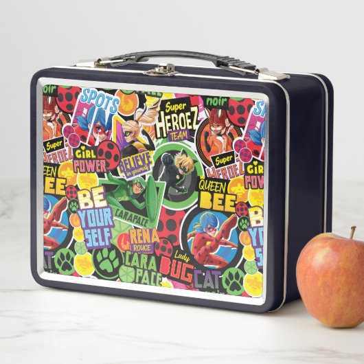 Miraculeus superheld karakters patroon (In situ)