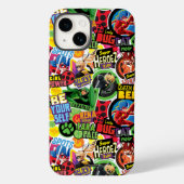 Miraculeus superheld karakters patroon Case-Mate iPhone case (Achterkant)