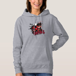 Miraculeuze omgekeerde Shadybug Character Graphic Hoodie
