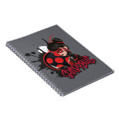 Miraculeuze omgekeerde Shadybug Character Graphic Notitieboek (Rechterzijde)