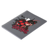 Miraculeuze omgekeerde Shadybug Character Graphic Notitieboek (Linkerzijde)