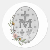 Miraculous Classic Round Sticker (Voorkant)