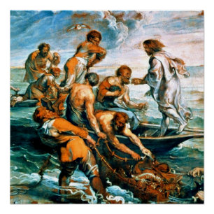 Miraculous Draft of Fishes Perfect Poster