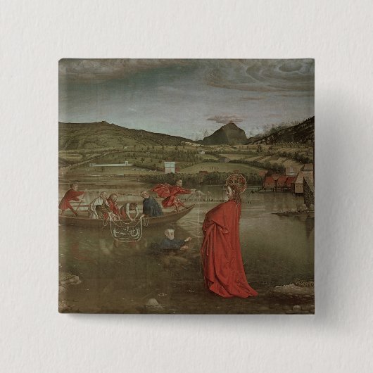 Miraculous Draft of Fishes Vierkante Button 5,1 Cm (Voorkant)