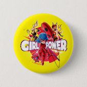 Miraculous Girl Power Ronde Button 5,7 Cm (Voorkant)