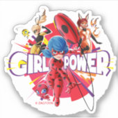 Miraculous Girl Power Sticker (Voorkant)