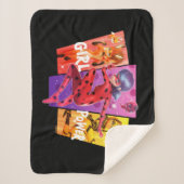 Miraculous Girls | Meiskrachtenergie Sherpa Deken (Voorkant)