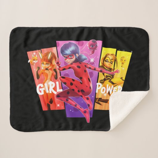 Miraculous Girls | Meiskrachtenergie Sherpa Deken (Voorkant (horizontaal))